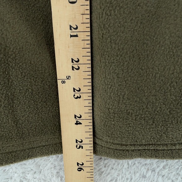 Columbia Half Snap Fleece Pullover Womens Medium‎ Black Olive Colorblock Sweater - Picture 5 of 8